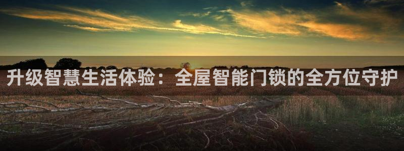 金年会电子：升级智慧生活体验：全屋智能门锁的全方位守护