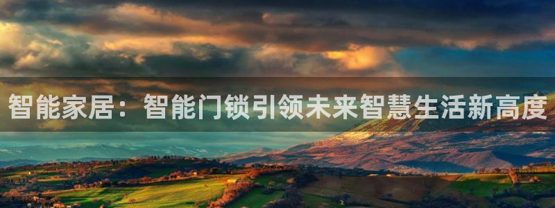 金年会 1080P：智能家居：智能门锁引领未来智慧生活新高度