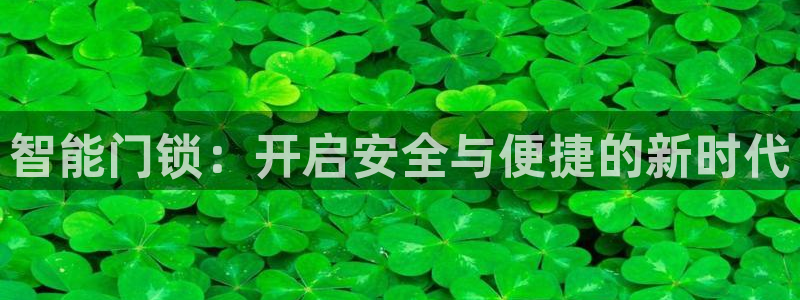 金年会6088070：智能门锁：开启安全与便捷的新时代