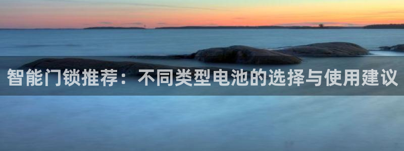 金年会黑网：智能门锁推荐：不同类型电池的选择与使用建议