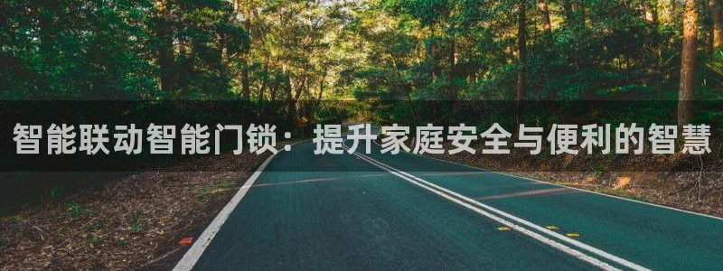 金年会下载官方：智能联动智能门锁：提升家庭安全与便利的智慧