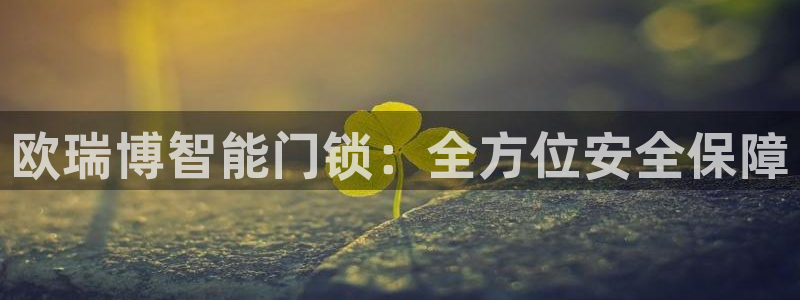 金年会游戏官网：欧瑞博智能门锁：全方位安全保障