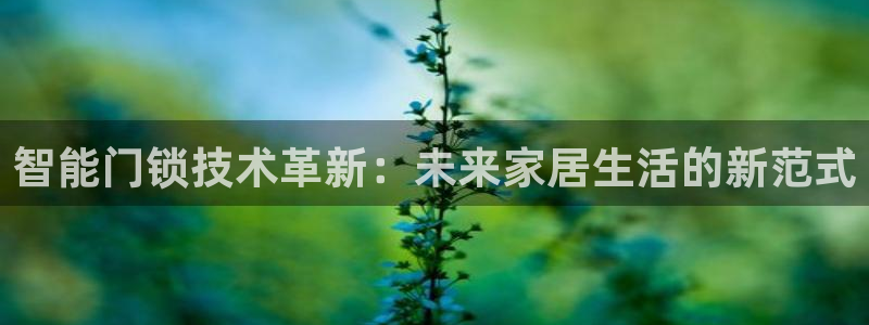 金年会会：智能门锁技术革新：未来家居生活的新范式