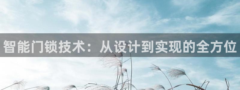 金年会推荐：智能门锁技术：从设计到实现的全方位