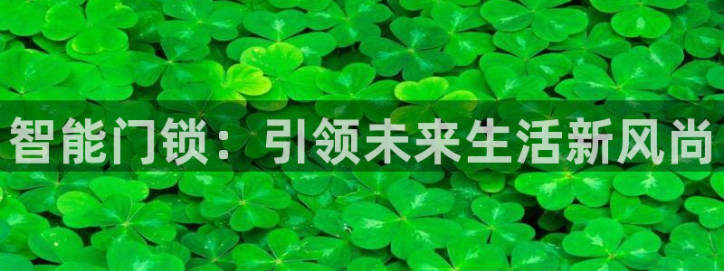 金年会介绍：智能门锁：引领未来生活新风尚