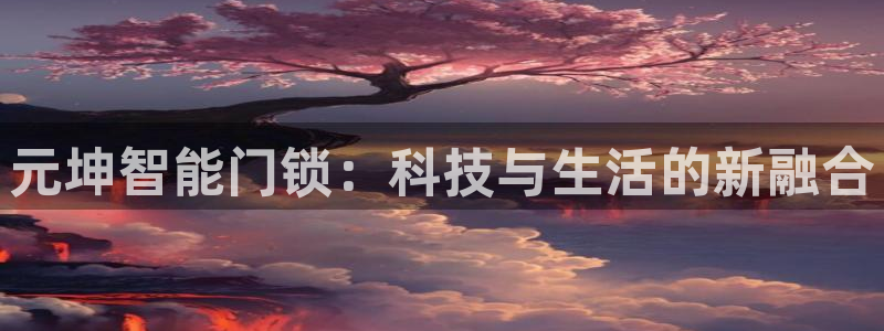金年会足彩：元坤智能门锁：科技与生活的新融合