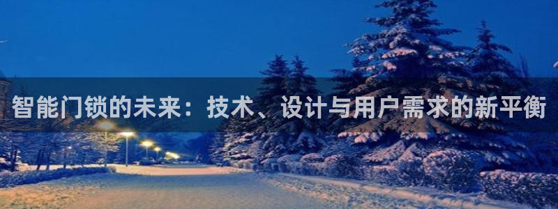 金年会官方网：智能门锁的未来：技术、设计与用户需求的新平衡