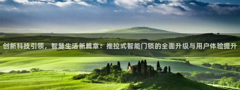 金年会在线登录：创新科技引领，智慧生活新篇章：推拉式智能门锁