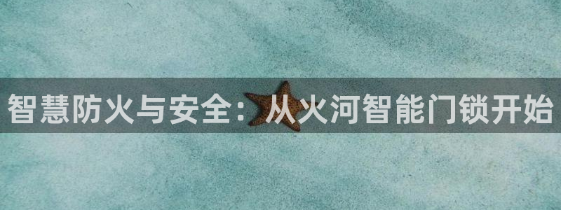 金年会软件在线下载：智慧防火与安全：从火河智能门锁开始