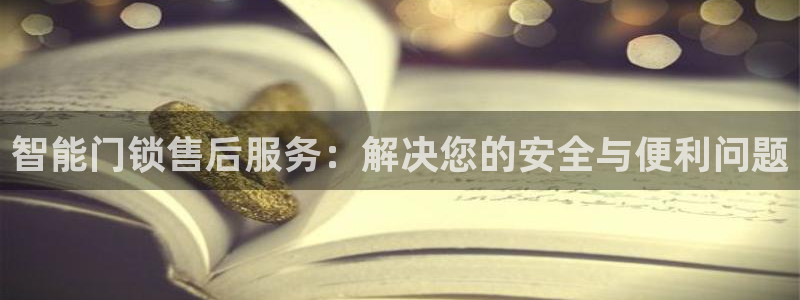 金帆年会2017：智能门锁售后服务：解决您的安全与便利问题