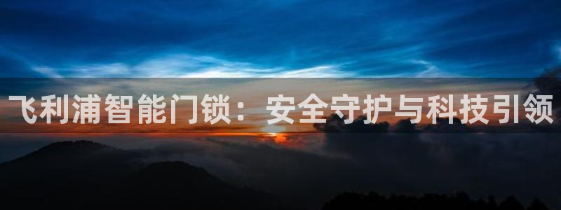 金年会jinnian：飞利浦智能门锁：安全守护与科技引领